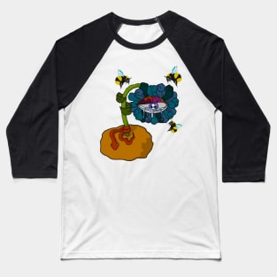 Sad Freida Flower Baseball T-Shirt